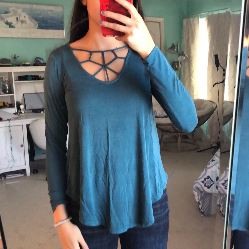 American Eagle Neck Design Long Sleeve